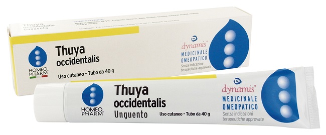 THUYA OCCIDENTALIS HOMEOPHARM UNGUENTO 40 G - farmachicca