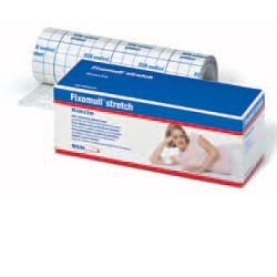 FASCIA AUTOADESIVA IPOALLERGENICA FISSAGGIO CATETERI FIXOMULL STRETCH. SUPPORTO IN POLIESTERE NON TESSUTO BIANCO, MASSA IN POLICARBONATO SENZA RESINE E GOMME NATURALI. 20X1000CM - farmachicca