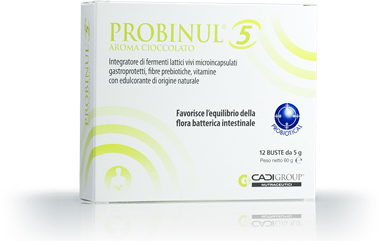 PROBINUL 5 12 BUSTINE 5 G AROMA CIOCCOLATO - farmachicca