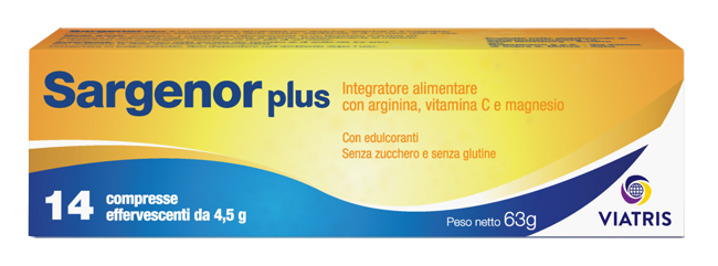 SARGENOR PLUS 14 COMPRESSE - farmachicca
