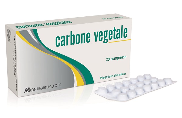 CARBONE VEGETALE 20 COMPRESSE - farmachicca