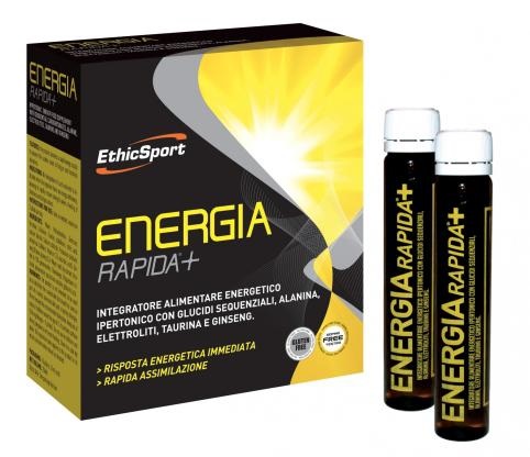 ETHICSPORT ENERGIA RAPIDA+ 10 FLACONCINI 25 ML - farmachicca
