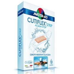 CEROTTO MASTER-AID CUTIFLEXMED STRIP TRASPARENTE IMPERMEABILE SUPPORTO IN POLIURETANO 4 FORMATI ASSORTITI 20 PEZZI - farmachicca