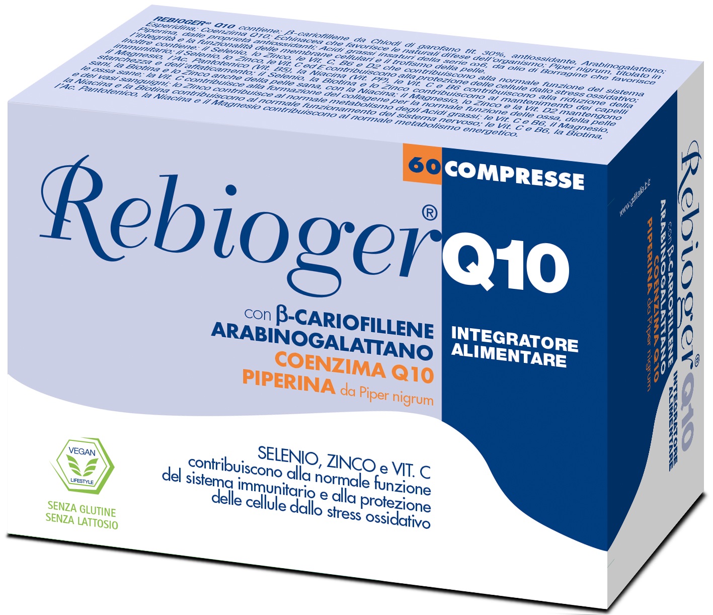 REBIOGER Q10 60 COMPRESSE - farmachicca