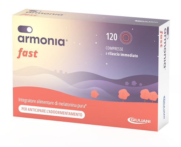 ARMONIA FAST 1 MG MELATONINA 120 COMPRESSE - farmachicca