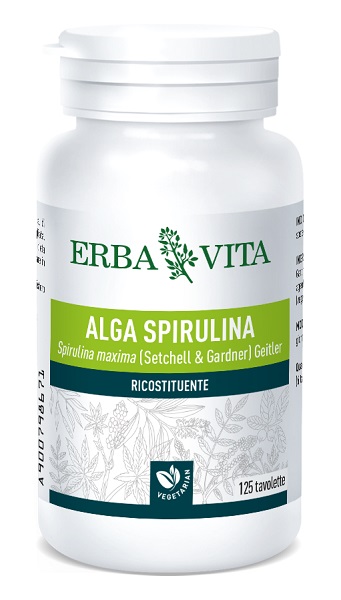 ALGA SPIRULINA 125 TAVOLETTE 400 MG - farmachicca