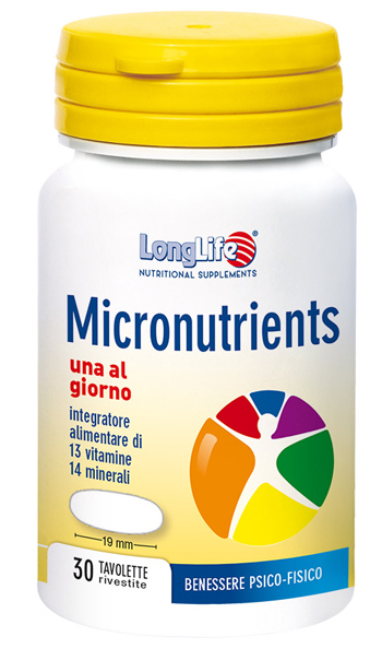LONGLIFE MICRONUTRIENTS 30 TAVOLETTE - farmachicca