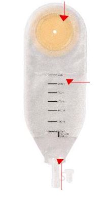 SACCA PER DRENAGGIO DELLE FERITE STERILE COLOPLAST CAPACITA' MIDI 300ML 10 PEZZI ARTICOLO 2215 - farmachicca