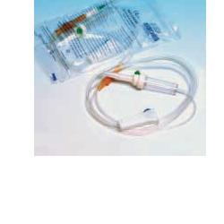 SET STERILE PER INFUSIONE IN MATERIALE ANALLERGICO CON PARA, AGO VENA E ROLLER. CONFEZIONE SINGOLA - farmachicca