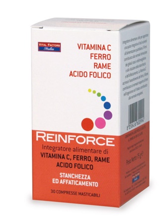 REINFORCE FERRO + VITAMINA C + RAME + ACIDO FOLICO - farmachicca