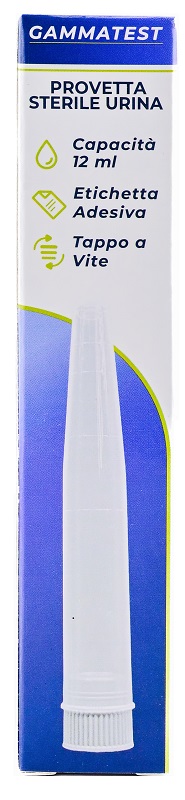 PROVETTA STERILE PER URINA 12ML GAMMADIS - farmachicca
