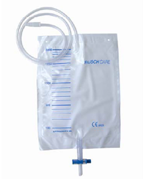 SACCA DI DRENAGGIO LETTO PER INCONTINENZA 2000ML IN PVC CON VALVOLA DI NON RITORNO E SCARICO STERILE CON TUBO DI RACCORDO 90CM 75 PEZZI RIUTILIZZABILE - farmachicca