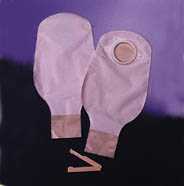 SACCA A FONDO APERTO OPACA CON PELLICOLA DI RIVESTIMENTO DISPOSITIVO DUE PEZZI CON SISTEMA DI AGGANCIO ATRAUMATICO SENZA VELCRO CONSECURA 45MM 10 PEZZI - farmachicca