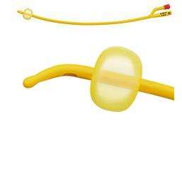 CATETERE FOLEY A MEDIA PERMANENZA  RUSCH GOLD PLUS A 3 VIE IN SILKOLATEX LATTICE-SILICONE PER ADULTO CH20 LUNGHEZZA 40 CM PUNTA CILINDRICA A 2 FORI PALLONCINO 5-15 ML 1 PEZZO - farmachicca