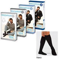 MAN SUPPORT 18 COTONE GAMBALETTO 18 NERO 5 - farmachicca