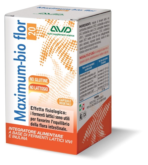 MAXIMUM BIO FLOR 20 40 CAPSULE - farmachicca