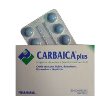 CARBAICA PLUS 30 COMPRESSE - farmachicca