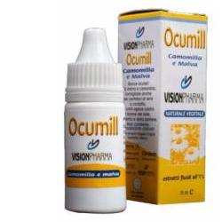 SOLUZIONE LUBRIFICANTE OCUMILL CAMOMILLA MALVA 15 ML - farmachicca
