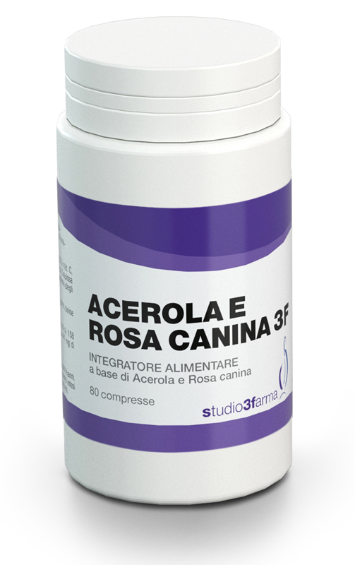 ACEROLA E ROSA CAN 3F 80 COMPRESSE - farmachicca