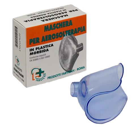 MASCHERA MORBIDA. RICAMBIO PER AEROSOLTERAPIA - farmachicca