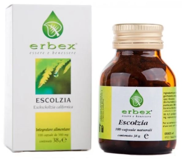 ESCOLZIA 100 CAPSULE 380MG - farmachicca
