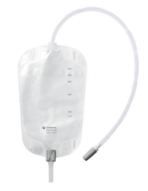 SACCA DA GAMBA CONVEEN SECURITY + RIUTILIZZABILE DA 500 ML TUBO DA 50 CM 8 PEZZI - farmachicca