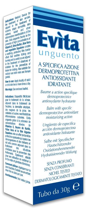EVITA UNGUENTO A SPECIFICA AZIONE DERMOPROTETTIVA ANTIOSSIDANTE IDRATANTE 30 ML - farmachicca