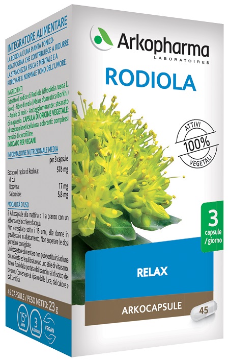ARKO CAPSULE RODIOLA 45 CAPSULE - farmachicca