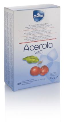 ACEROLA VITAMINA C 80 TAVOLETTE - farmachicca