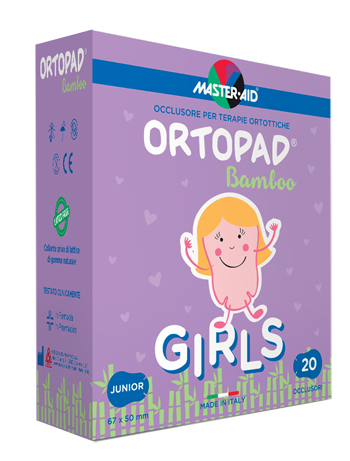 CEROTTO OCULARE PER ORTOTTICA ORTOPAD GIRLS JUNIOR 5X6,7 20 PEZZI - farmachicca