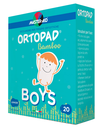 CEROTTO OCULARE PER ORTOTTICA ORTOPAD BOYS 5X6,7 CM 20 PEZZI - farmachicca