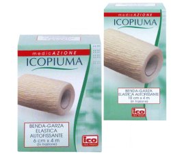 ICOPIUMA BENDA GARZA ELASTICA AUTOFISSANTE CM8X4MT - farmachicca