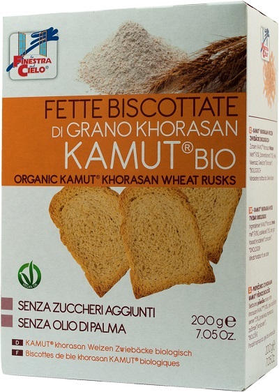 FSC FETTE BISCOTTATE DI KAMUT BIO SENZA ZUCCHERI AGGIUNTI CON OLIO DI GIRASOLE SENZA OLIO DI PALMA 200 G - farmachicca