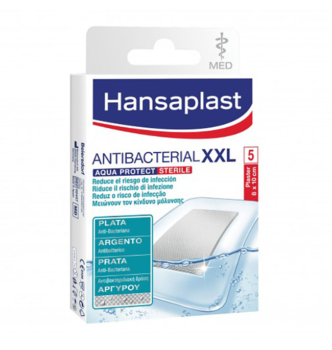 HANSAPLAST MED AQUA PROTECT WOUND CARE MEDICAZIONE 80X100 CM 5 PEZZI - farmachicca