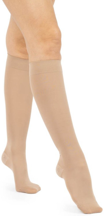 ALBERT ANDRE' ARTICOLO 230 CCL 1 GAMBALETTO A-D TERAPEUTICO MICROFIBRE BATTERIOSTATICO LYCRA MM HG 20-30 COLORE BISCOTTO TAGLIA M-STANDARD - farmachicca