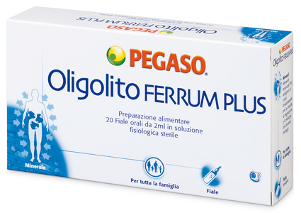 OLIGOLITO FERRUM PLUS 20 FIALE 2 ML - farmachicca