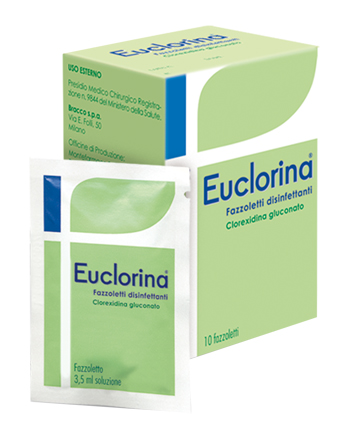 DISINFETTANTE FAZZOLETTO PER MEDICAZIONE EUCLORINA 10 PEZZI - farmachicca
