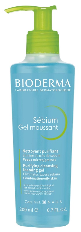 SEBIUM GEL MOUSSANT 200 ML - farmachicca