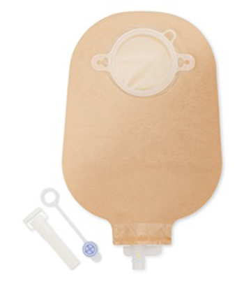 SACCA UROSTOMIA ANATOMICA URO RUBINETTO DI CHIUSURA DI SICUREZZA NOVA 2 43MM 10 PEZZI+1ATTATORE+TAPPINI ESTERNI - farmachicca