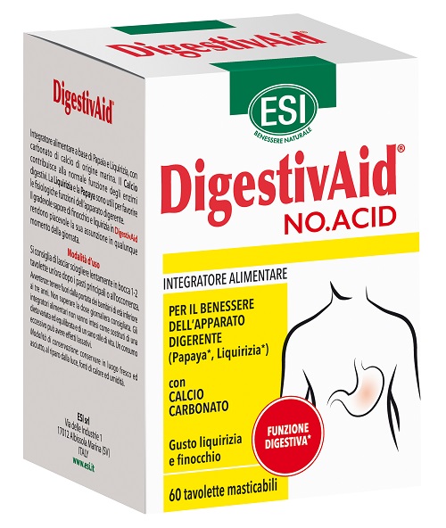ESI DIGESTIVAID NO ACID 60 TAVOLETTE - farmachicca