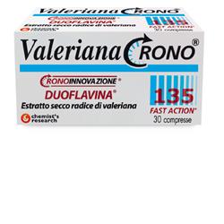 VALERIANA CRONO 135 CON DUOFLAVINA FAST ACTION 30 COMPRESSE - farmachicca