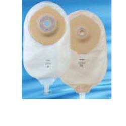 SACCA PER UROSTOMIA TRASPARENTE RITAGLIABILE CONVEX URO CON CONVESSITA' MORBIDA DIAMETRO 13-32 MM INIZIO CONVESSITA' 32 MM 10 PEZZI - farmachicca
