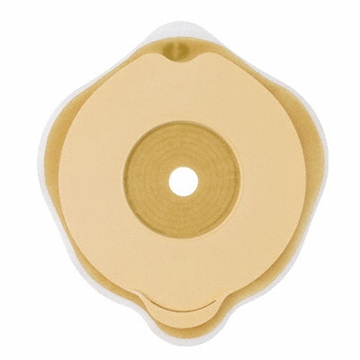 PLACCA PIANA FLEXIMA KEY 50 MM CON PROTETTORE CUTANEO IDROCOLLOIDALE E FLANGIA 5 PEZZI - farmachicca