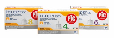 AGO PER PENNA DA INSULINA PIC 32 GAUGE 6 MM 100 PEZZI - farmachicca