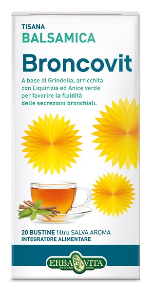 BRONCOVIT TISANA 20 BUSTINE 2G - farmachicca
