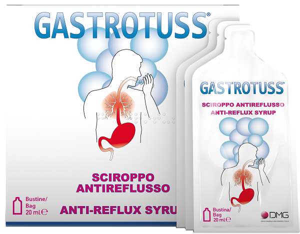 SCIROPPO ANTIREFLUSSO GASTROTUSS 25 BUSTINE MONODOSE 20 ML - farmachicca
