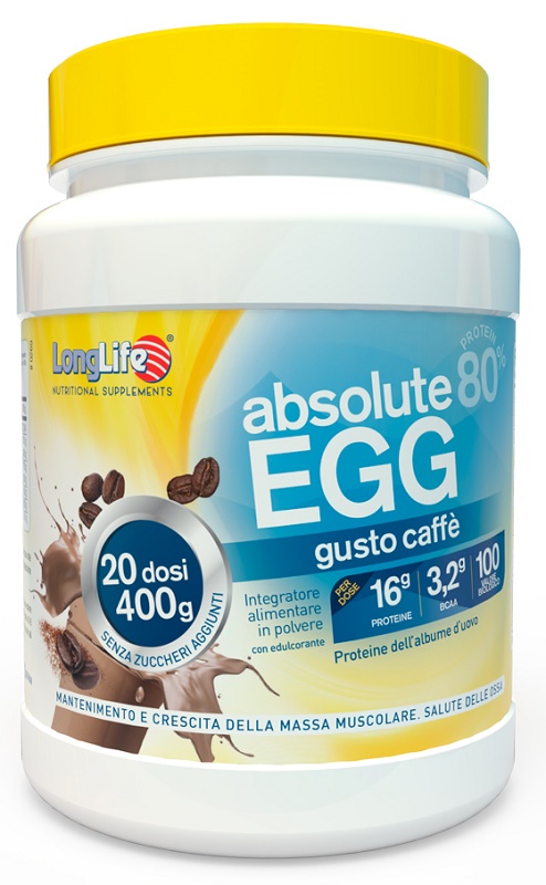 LONGLIFE ABSOLUTE EGG CAFFE 400 G - farmachicca