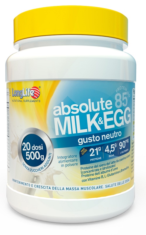 LONGLIFE ABSOLUTE MILK EGG 500 G - farmachicca