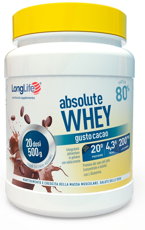 LONGLIFE ABSOLUTE WHEY CACAO - farmachicca
