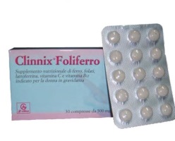 CLINNIX FOLIFERRO 30 COMPRESSE - farmachicca